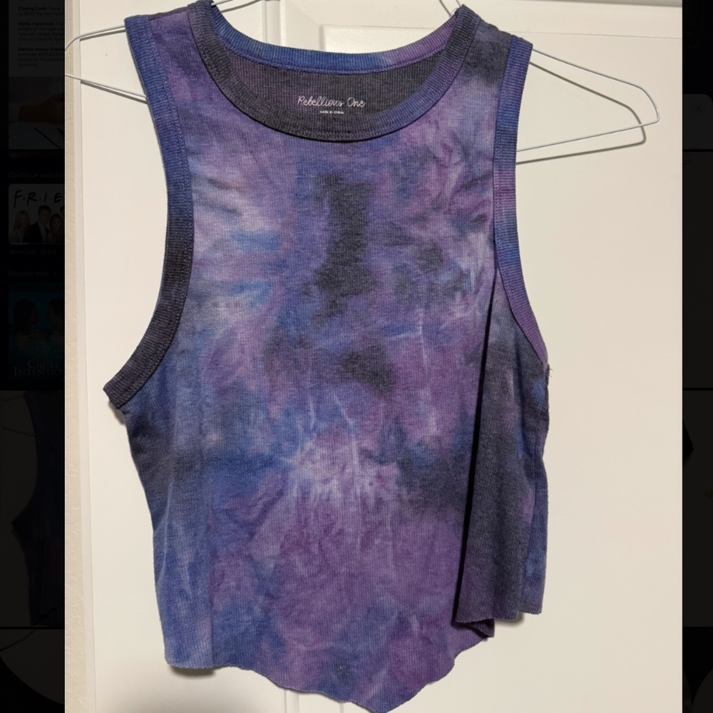 Tie dye crop top